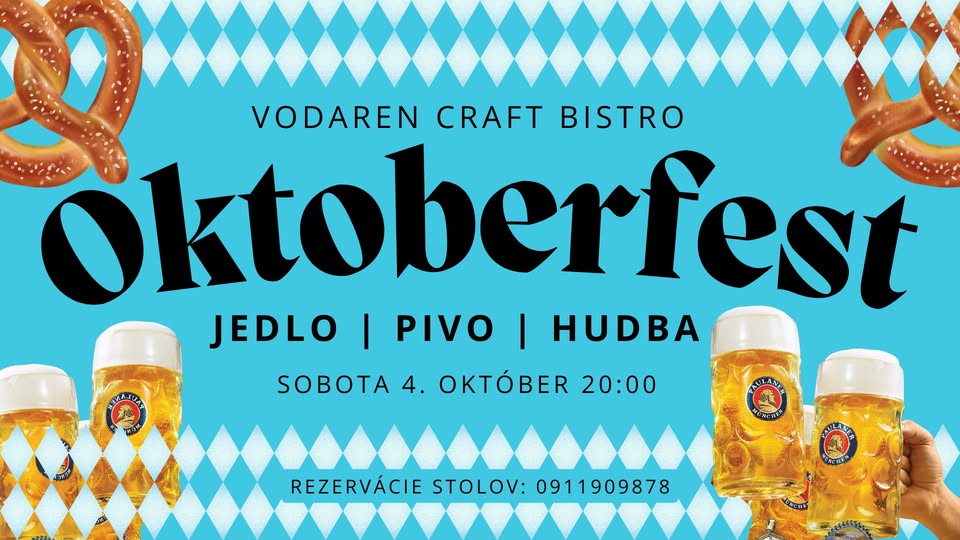 OKTOBERFEST NA VODARNI🍻