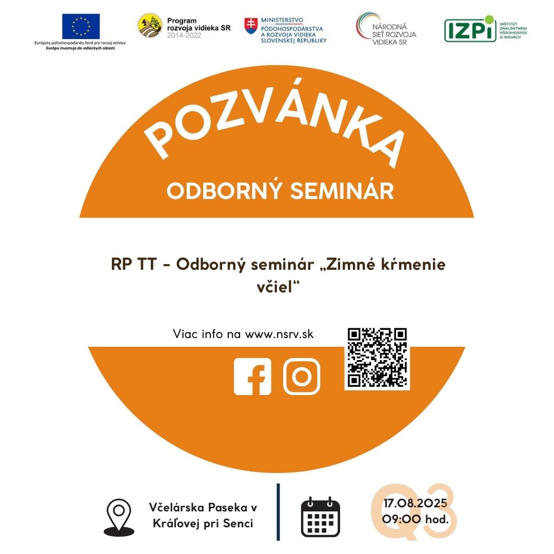 RP TT - Odborný seminár „Zimné kŕmenie včiel“