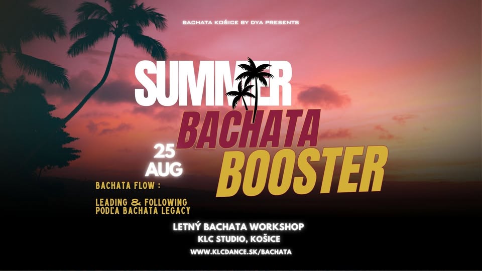 Bachata Booster - Workshop + Tančiareň