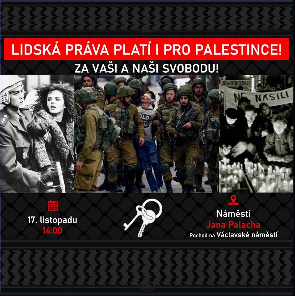 LIDSKÁ PRÁVA PLATÍ I PRO PALESTINCE
