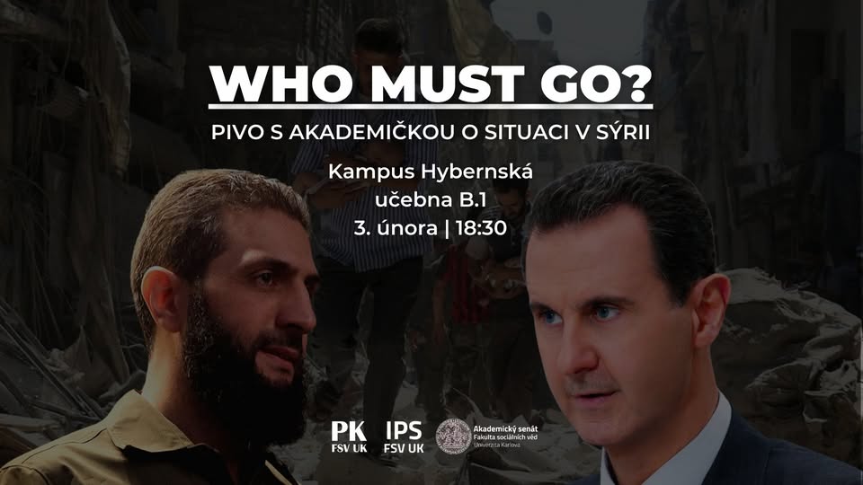 Who must go? Pivo s akademičkou o situaci v Sýrii