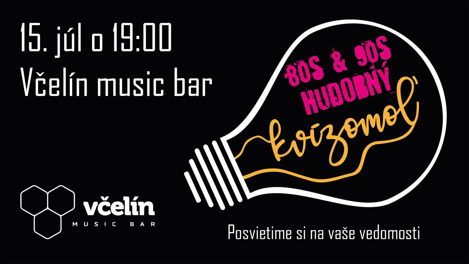 Kvízomoľ hudobný 80s & 90s špeciál vo Včelíne