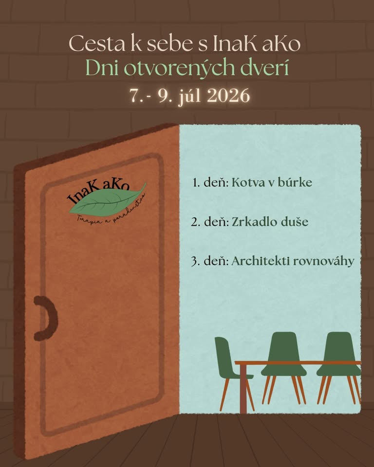 Cesta k sebe s InaK aKo: Dni otvorených dverí
