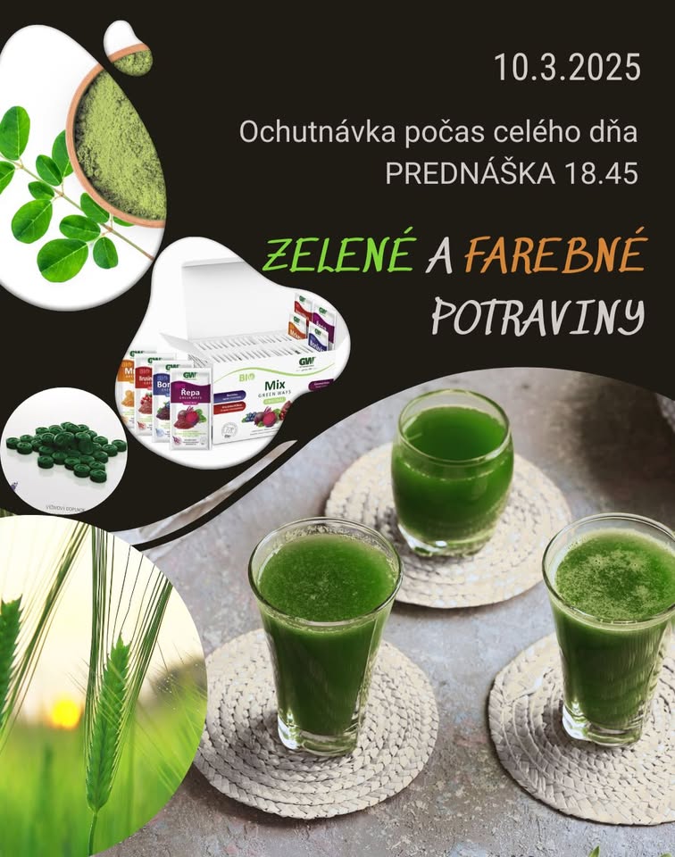 Zelené a farebné potraviny - JARNÝ DETOX