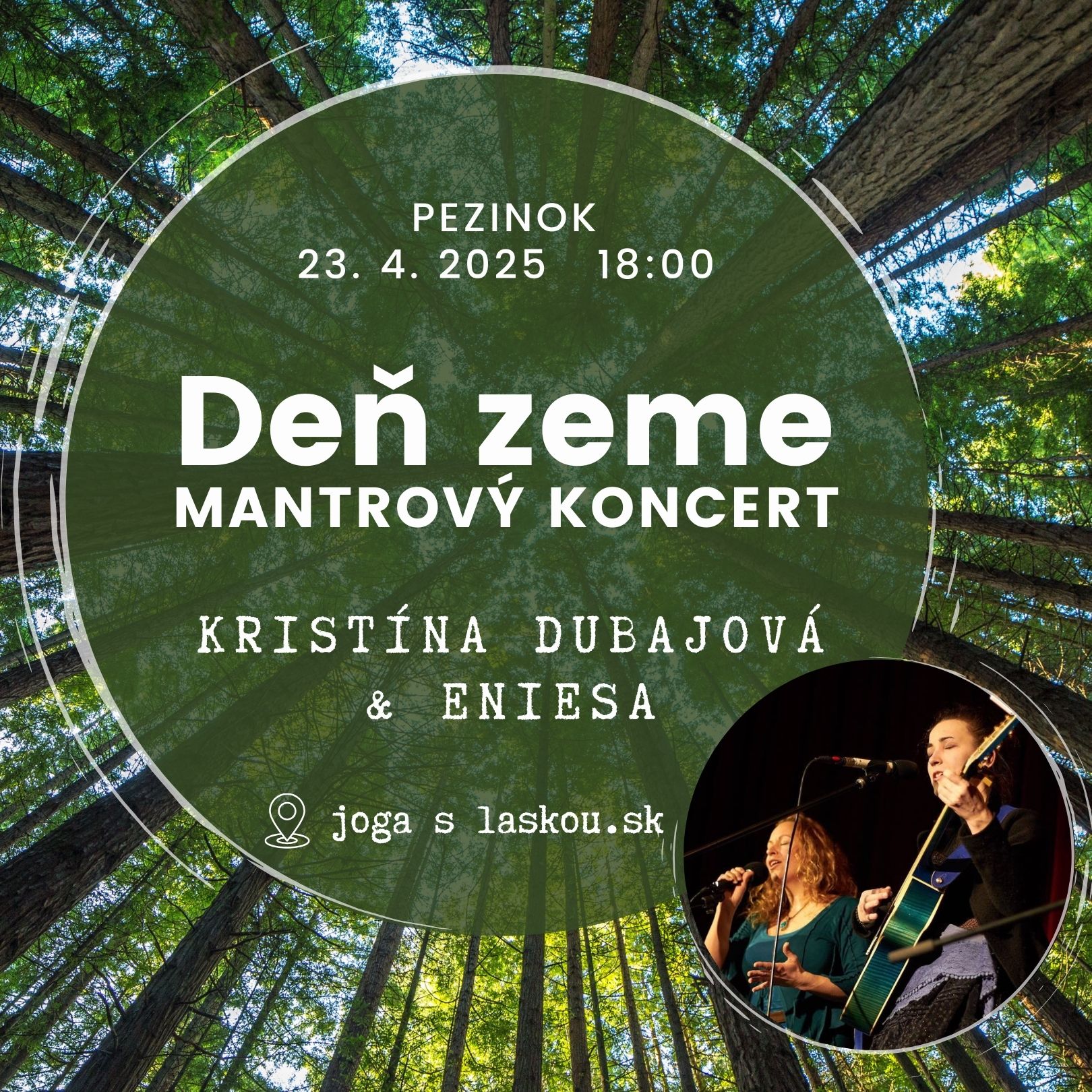 Deň zeme - mantrový koncert Kristína Dubajová a Eniesa