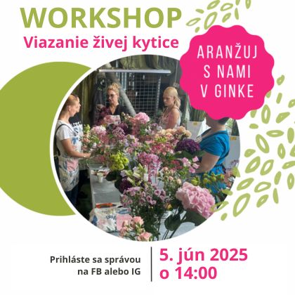 Aranžuj s nami v Ginke