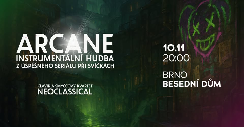 ARCANE: INSTRUMENTÁLNÍ HUDBA PŘI SVÍČKÁCH BRNO 10.11
