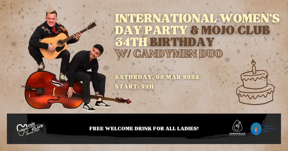 🎂 Mojo Club 34th Birthday Party w/ Candymen Duo 🎶