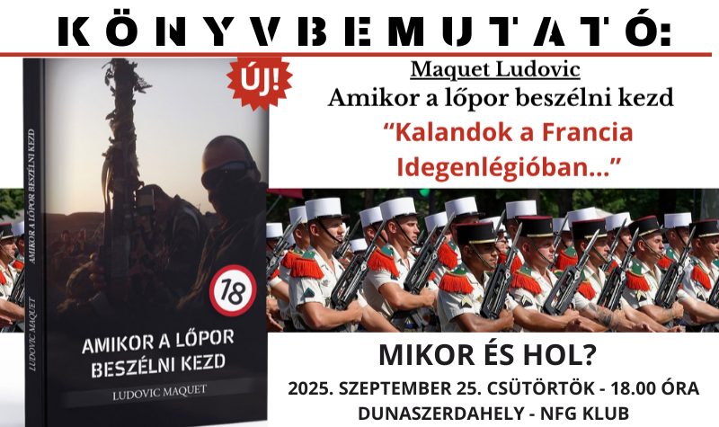 Író-olvasó találkozó  MAQUET LUDOVIC-al!