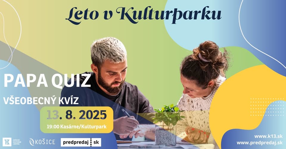 Papa Quiz (všeobecná téma) - Leto v Kulturparku