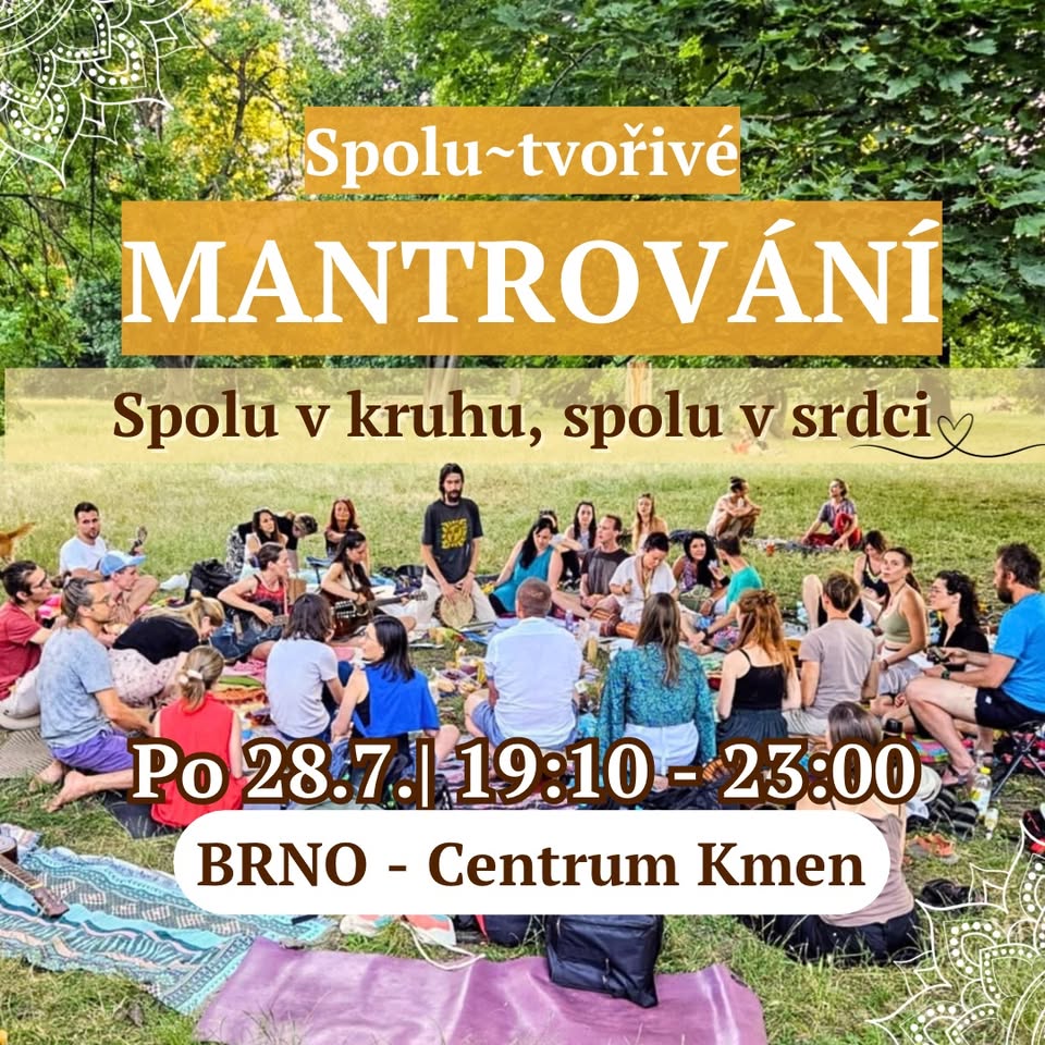 Spolu~tvořivé MANTROVÁNÍ v Brně 💚🪘🪵