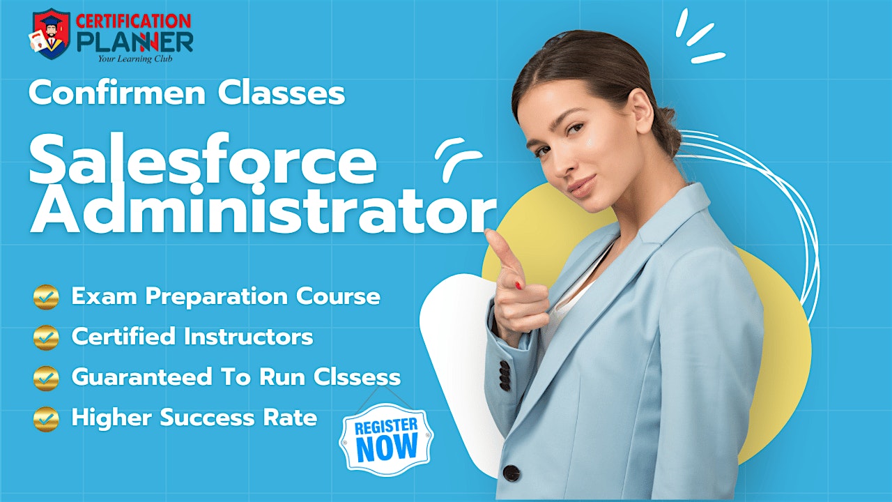 Salesforce Administrator Guaranteed to Run Eugene In-Person Training