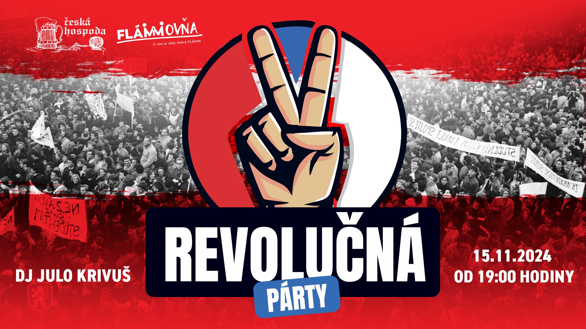 REVOLUČNÁ PÁRTY v Českej hospode 15-11-2024