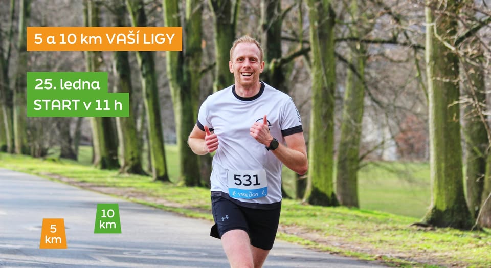 5 a 10 km VAŠÍ LIGY - lednový závod