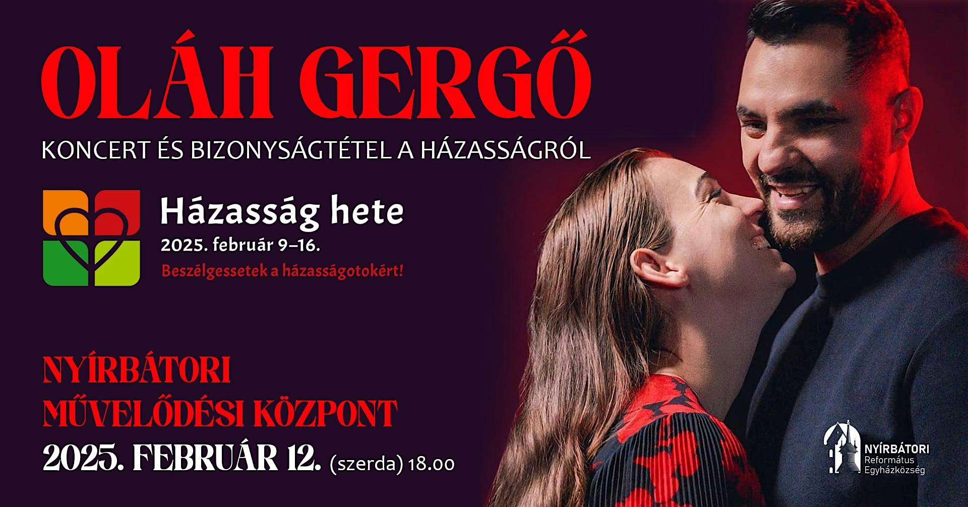 Oláh Gergő Nyírbátorban - Koncert és bizonyságtétel