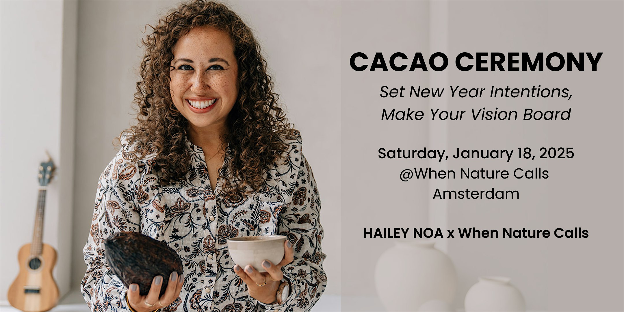 Cacao Ceremony + Vision Board Making (Saturday, 18 January 2025)
