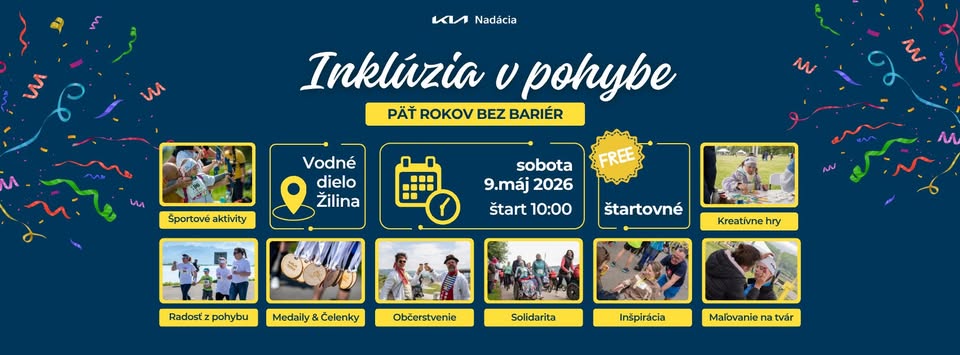 Inklúzia v pohybe - beh Nadácie Kia Slovakia