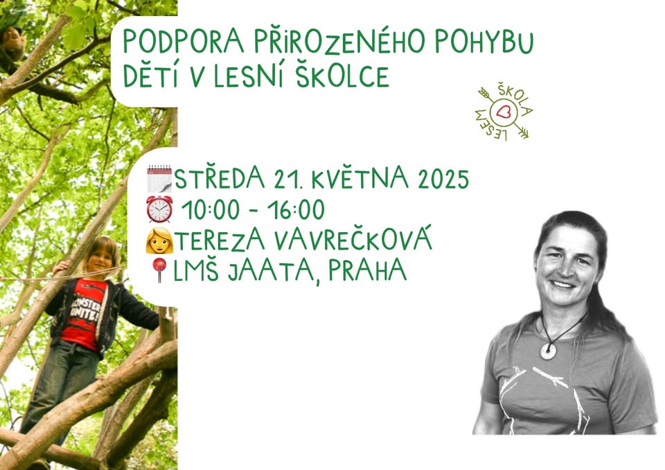Podpora přirozeného pohybu dětí v lesní školce
