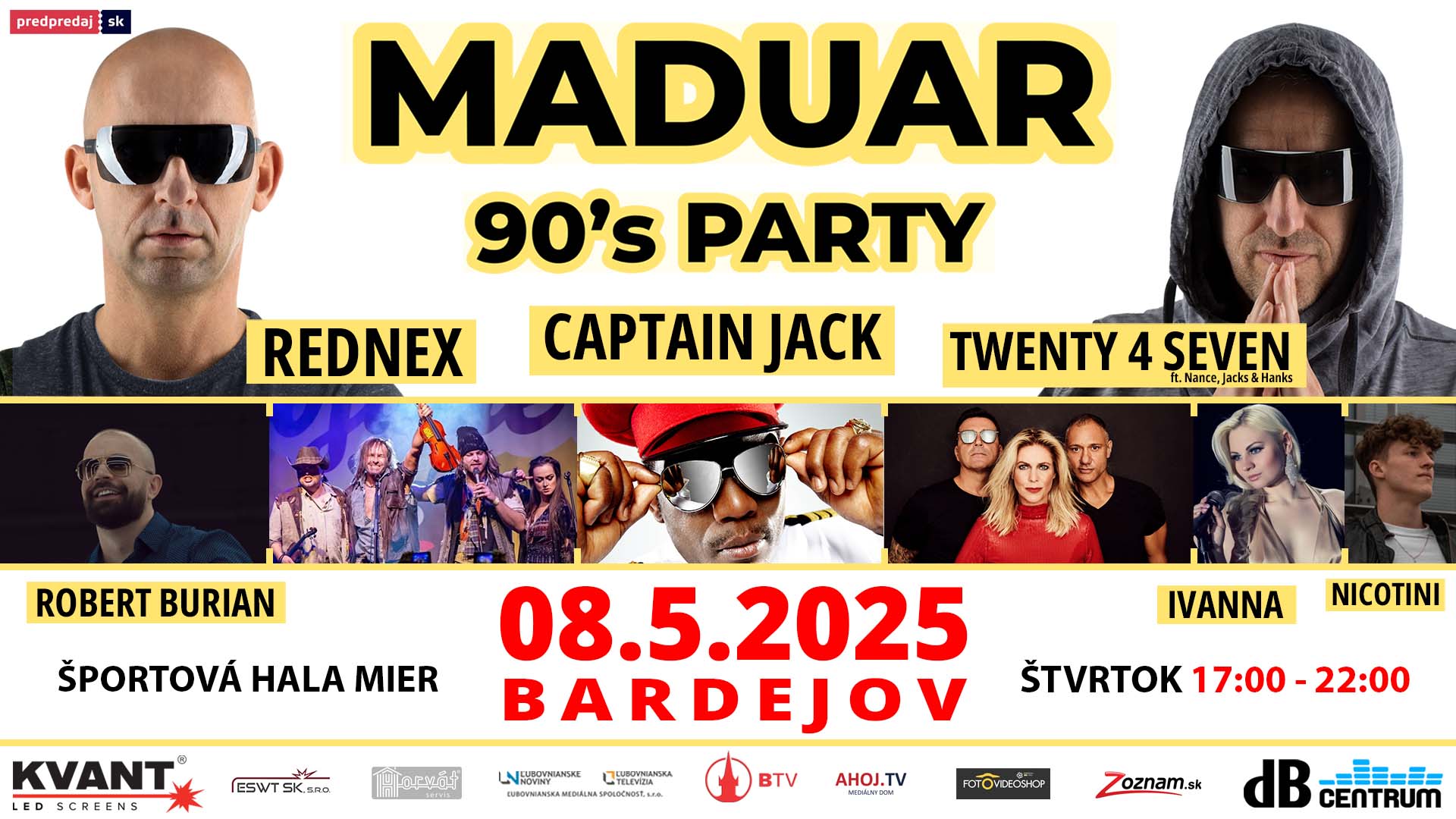 MADUAR 90’s PARTY - Bardejov