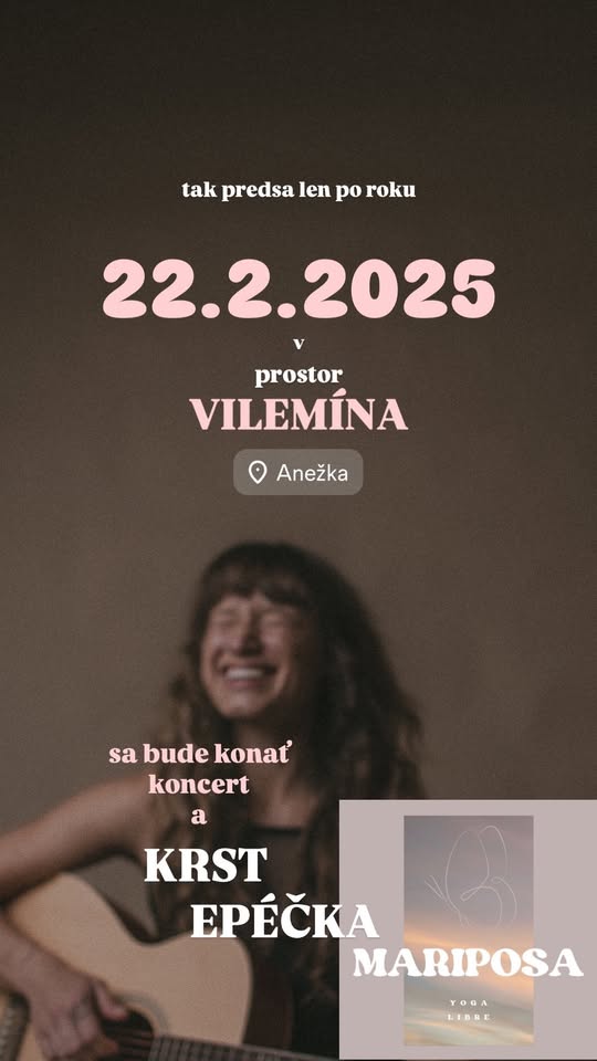 Krst & Koncert EPéčka MARIPOSA 🦋