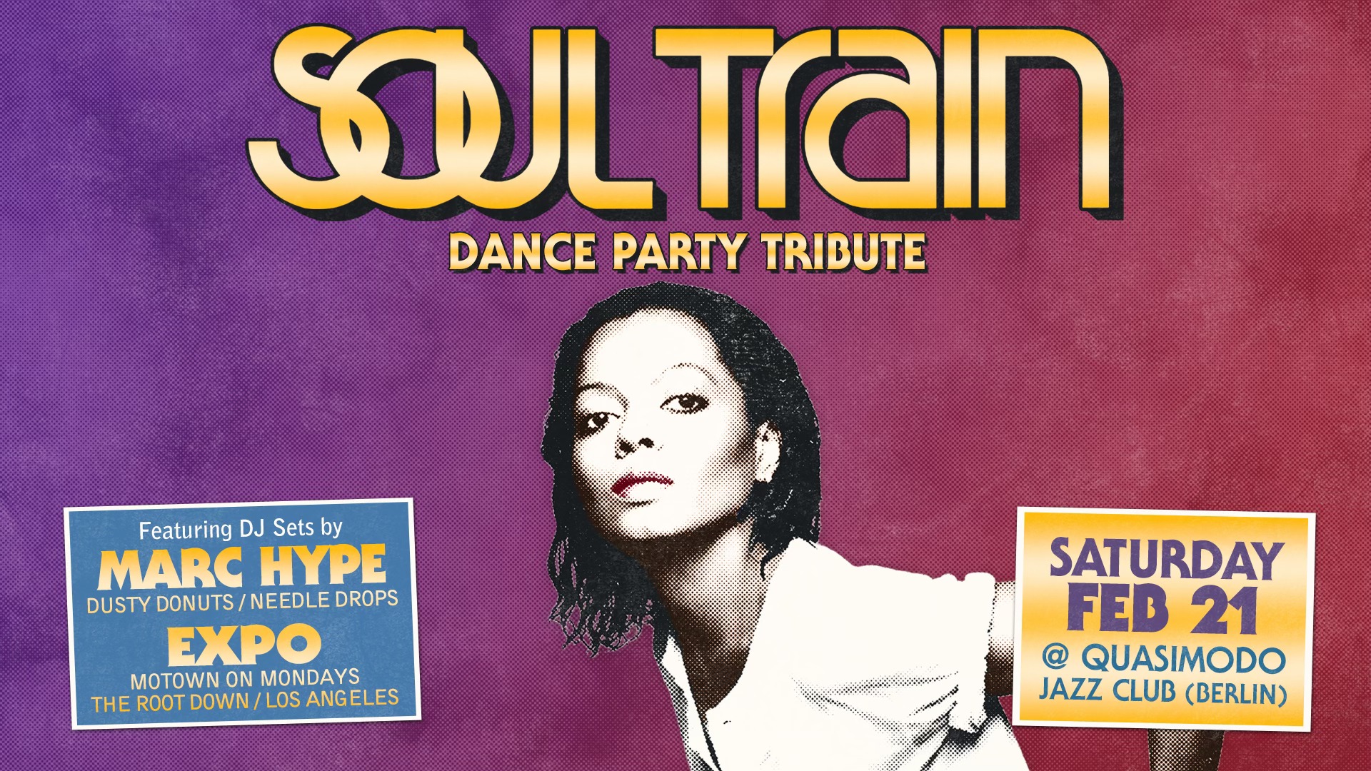 Soultrain Party · Quasimodo Berlin · 21.02.26