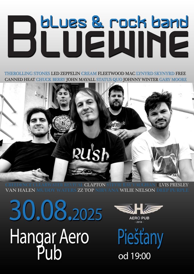 BLUEWINE v Hangar Aero Pube (Piešťany) 30.08.2025