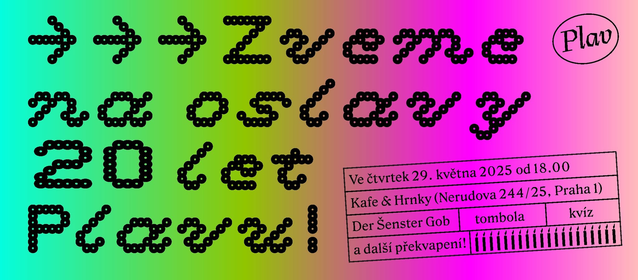 ~~~ 20 let Plavu ~~~