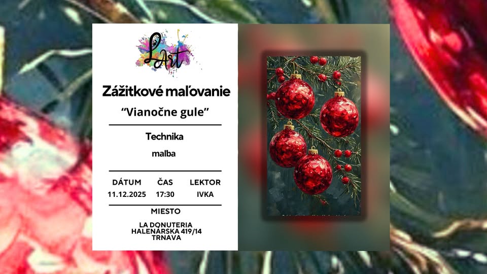 Zážitkové maľovanie- Vianočné gule