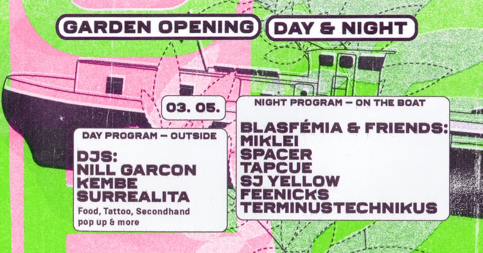 Altenburg 1964 Garden Opening // Day & Night // DJs, Food, Tattoo, Secondhand pop-ups