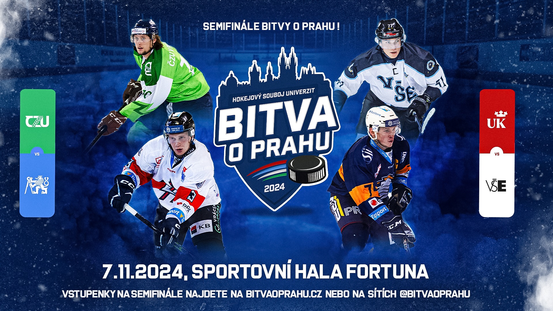 HSU: Bitva o Prahu 2024 🔥 ČVUT vs ČZU, VŠE vs UK