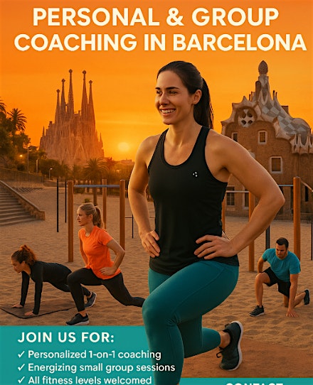 Personal & Group Training Sessions in Barcelona
