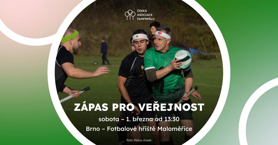Zápas pro veřejnost na České famfrpálové lize
