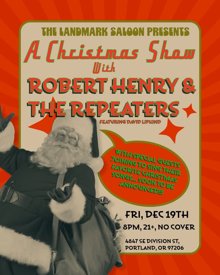 Honky Tonk Christmas w/ Robert Henry & The Repeaters w/ David Lipkind, Marilyn Darrell, JT Trawick