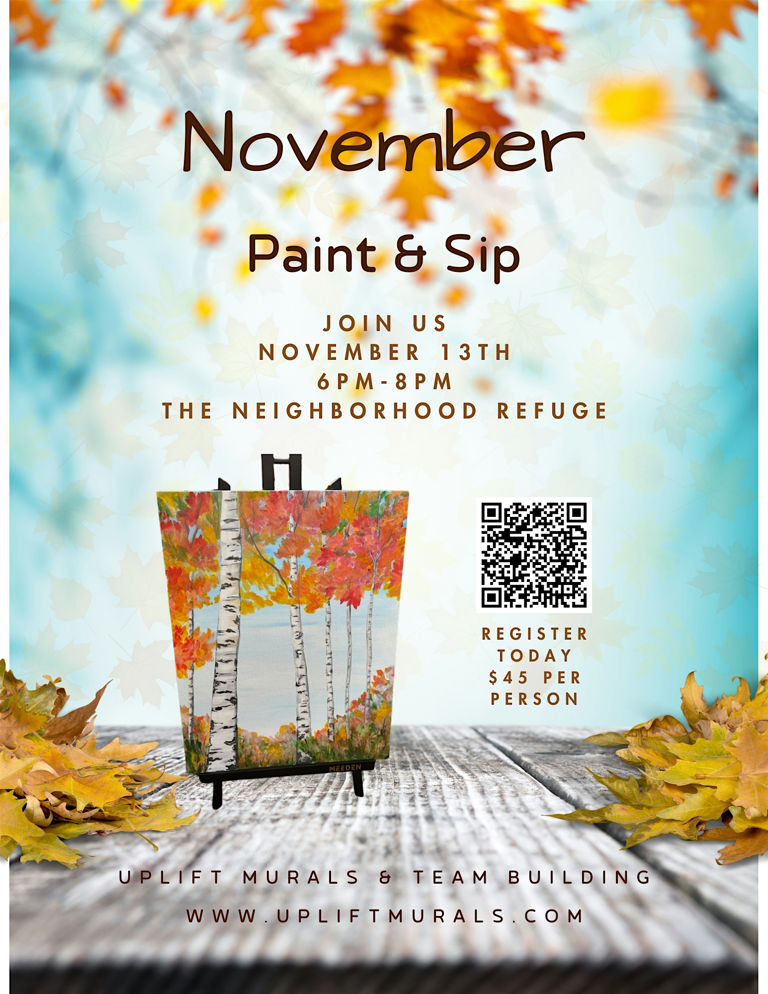 Paint & Sip Ridgefield- The Neighborhood Refuge
