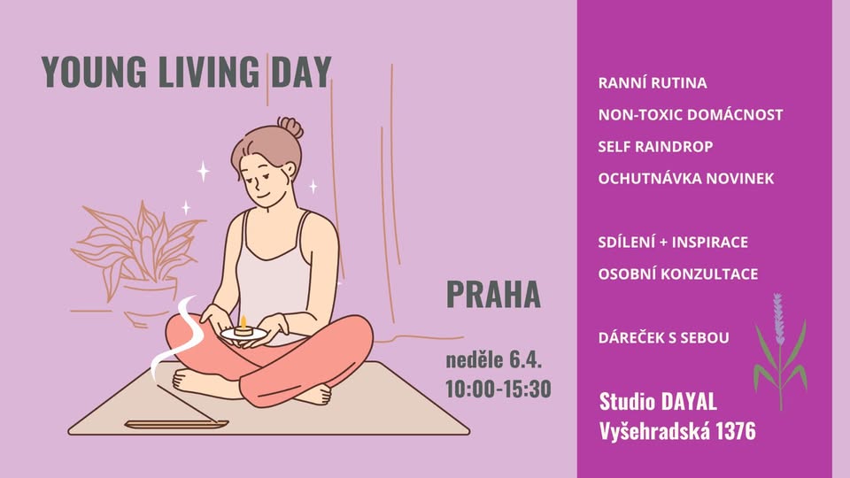 Den Young Living - Neděle 6.4. ve studiu Dayal