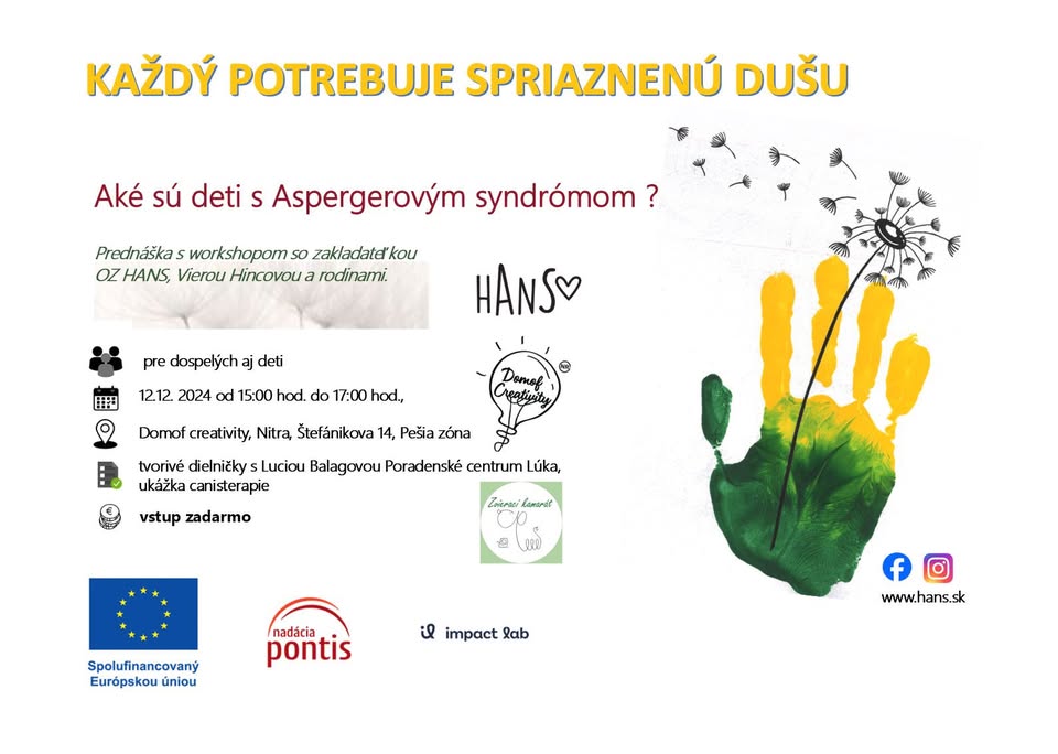 Každý potrebuje spriaznenú dušu - Aké sú deti s Aspergerovým syndrómom