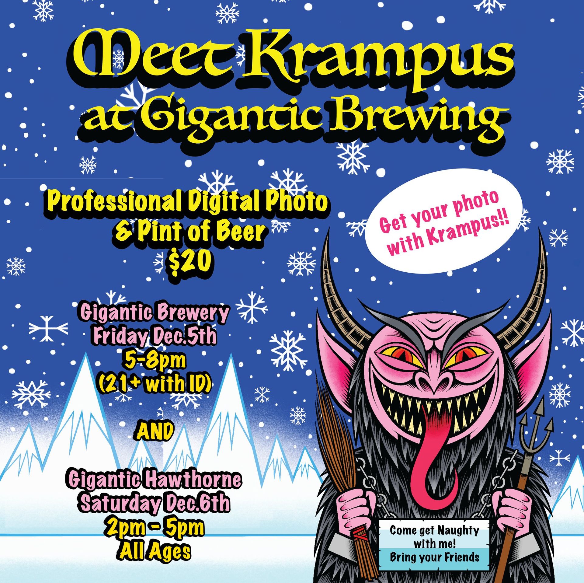 Meet Krampus at the Brewery
