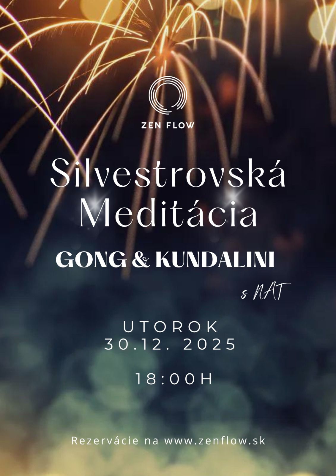 Gong&kundalini Silvestrovská meditácia  & Vesmírne gongy