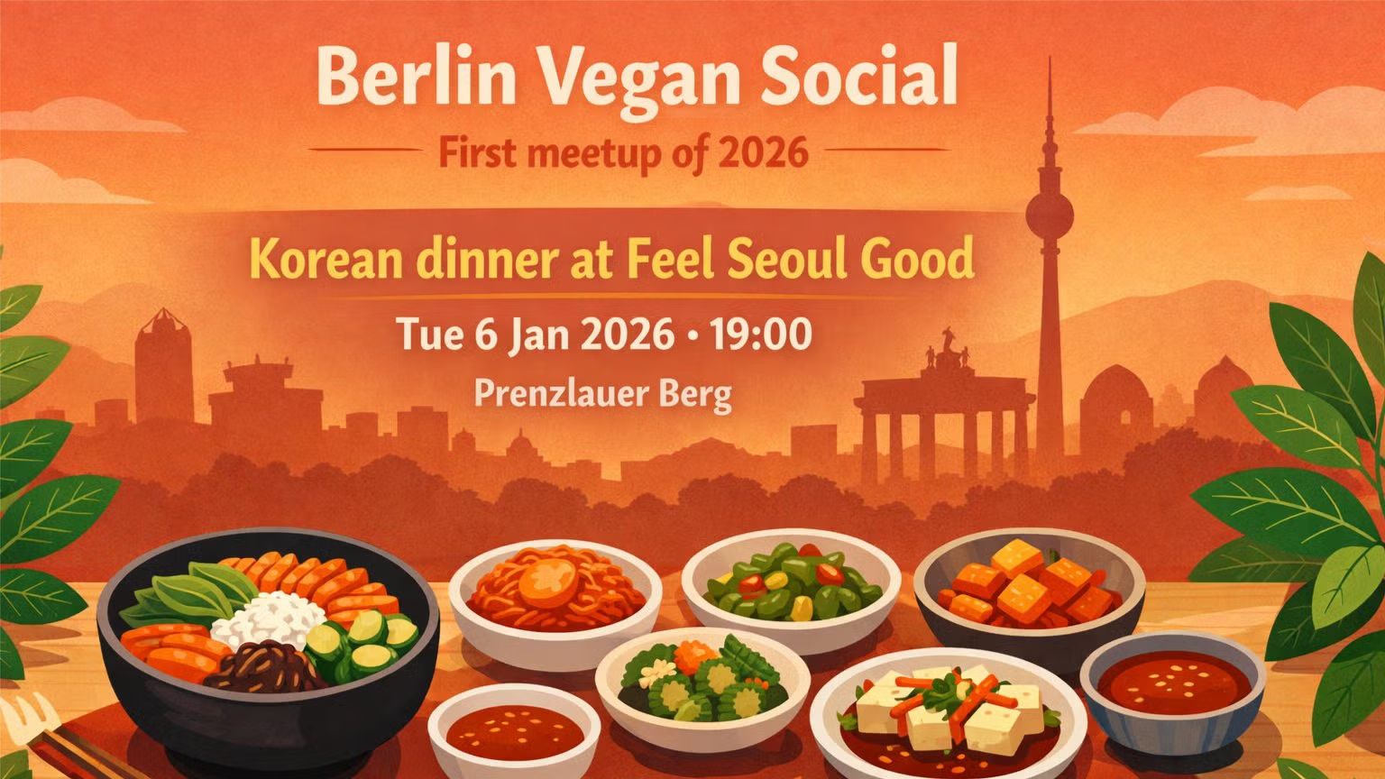 Korean Vegan Dinner at Feel Seoul Good (Prenzlauer Berg)