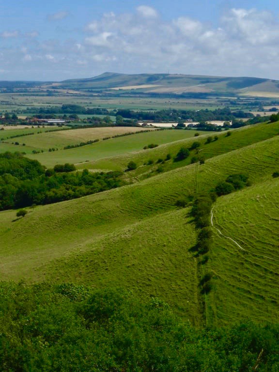 Amberley to Pulborough - lofty south downs views, roman mosaics, ancient paths