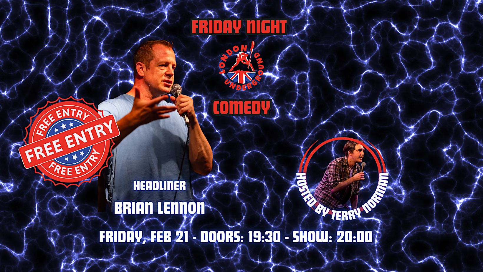 Friday Night Comedy @ London Underground: Free Entry!