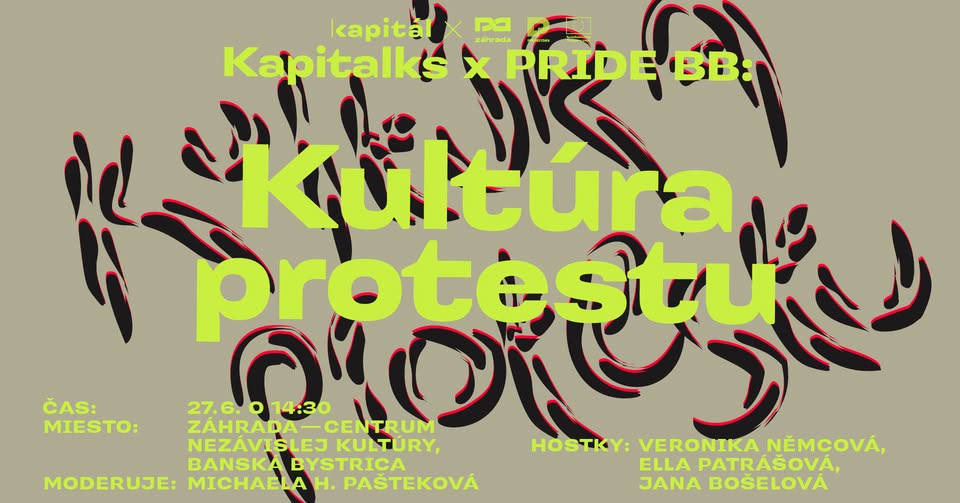 Kapitalks x PRIDE BB: Kultúra protestu