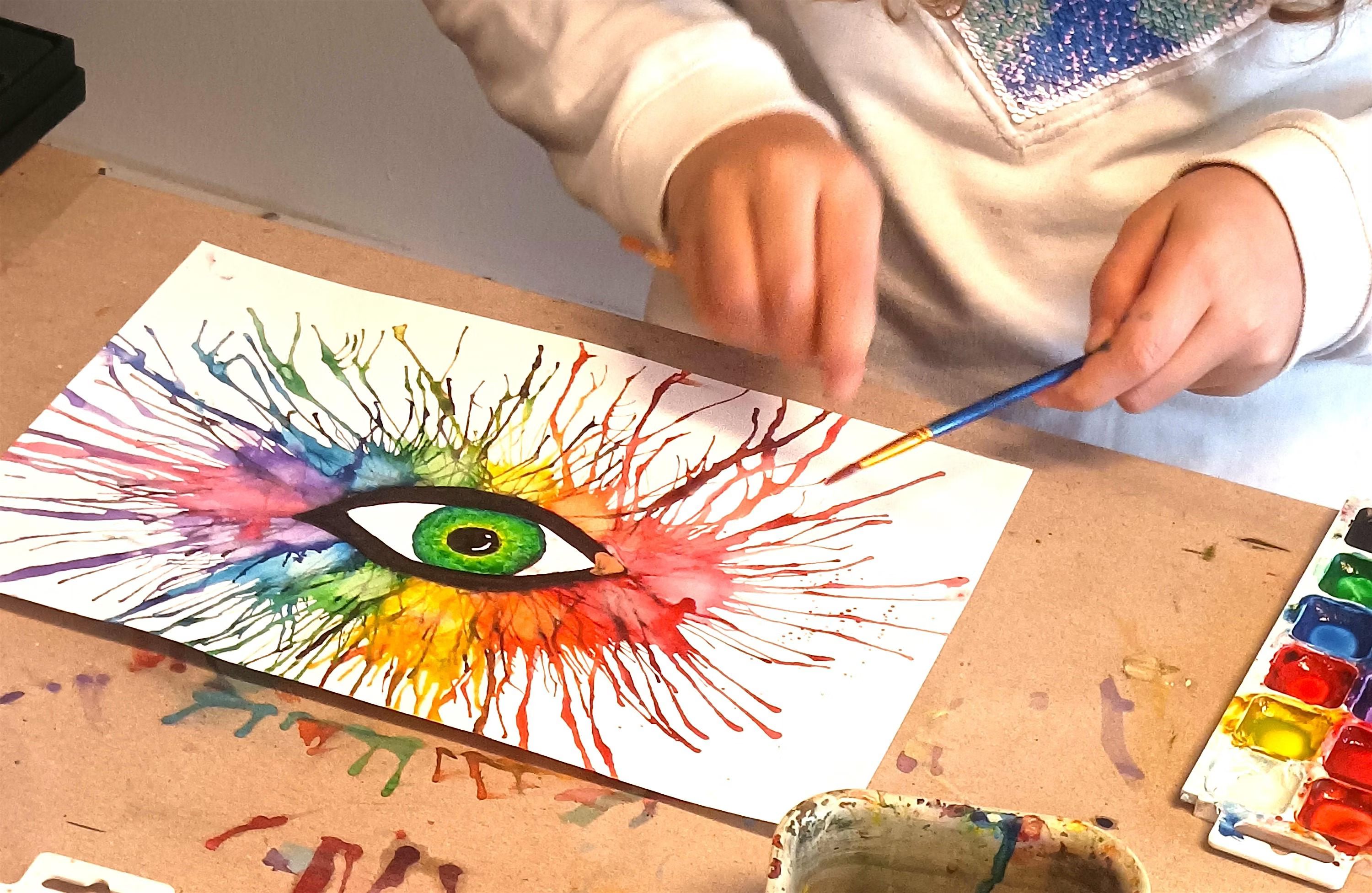FUNNY WATERCOLOR course for KIDS (6 sessions)