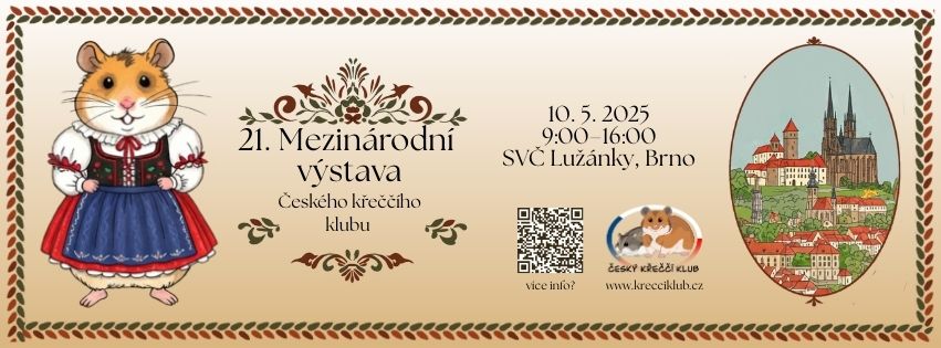 21. Mezinárodní výstava Českého křeččího klubu