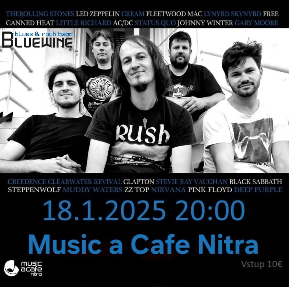 Bluewine v Music a cafe Nitra