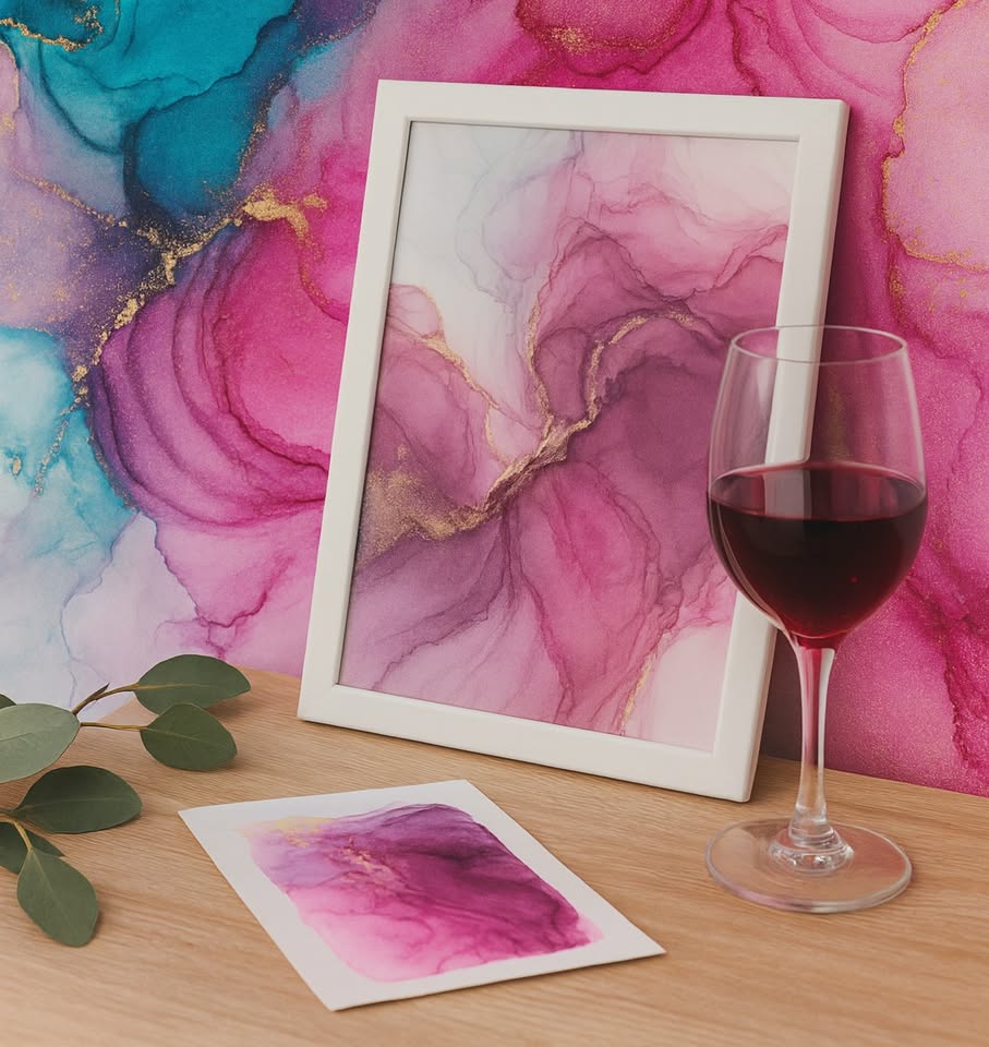 Alcohol Ink Art Workshop: The Freedom of Color in Brno