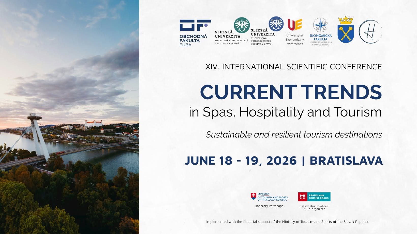 XIV. International scientific conference current trends in spas, hospitality and tourism