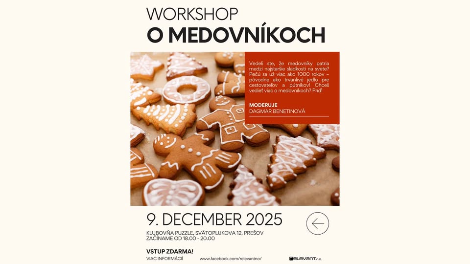 Workshop o medovníkoch