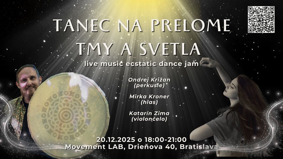 Tanec na prelome tmy a svetla (live music ecstatic dance jam) / Ondrej Križan +