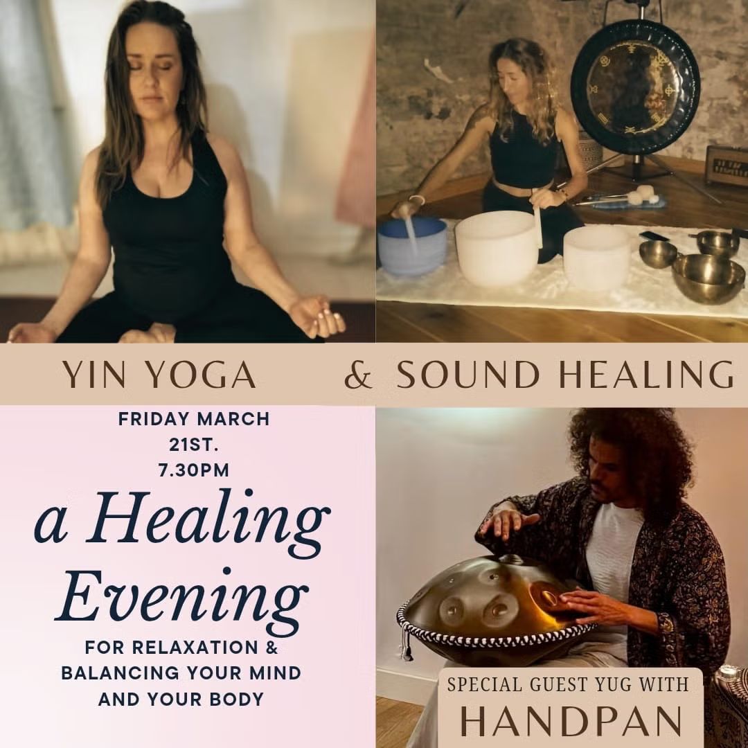YINSOUNDS ✨
Yin yoga 🧘 & Sound Bath 
stretch & relax - it’s Friday!